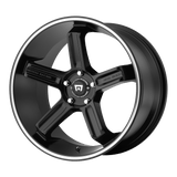 Motegi Racing 18x9 / 4x100/4x114.3 et45 / cb72.56 Motegi MR122 18" 4x100/4x114.3 Satin Black W/ Machined Stripe MR12289098745