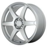 Motegi Racing 15x6.5 / 5x100/5x114.3 et40 / cb72.56 Motegi MR143 CS6 15" 5x100/5x114.3 Hyper Silver MR14356531440