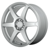 Motegi Racing 17x7 / 4x100/4x108 et40 / cb72.56 Motegi MR143 CS6 17" 4x100/4x108 Hyper Silver MR14377008440