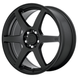 Motegi Racing 17x7 / 5x108/5x114.3 et40 / cb72.56 Motegi MR143 CS6 17" 5x108/5x114.3 Satin Black MR14377001740