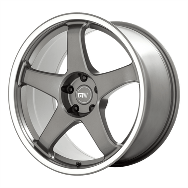 Motegi Racing 18x8.5 / 5x112 et45 / cb66.56 Motegi MR151 CS5 18" 5x112 Gunmetal With Machined Lip MR15188557545