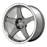 Motegi Racing 19x8.5 / 5x114.3 et25 / cb72.56 Motegi MR151 CS5 19" 5x114.3 Gunmetal With Machined Lip MR15198512525