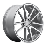 Rotiform 18X8.5 et45 / 5X112 / cb66.56 Rotiform Cast SPF 18" 5x112 Gloss Silver Machined R1201885F8+45