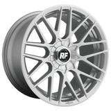 Rotiform 17X8.0 et35 / 5X112/5X120 / cb72.56 Rotiform Cast RSE 17" 5x112/5x120 Gloss Silver R1401780F4+35