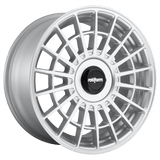 Rotiform 18X9.5 et25 / 5X100/5X114.3 / cb70.1 Rotiform Cast LAS-R 18" 5x100/5x114.3 Gloss Silver R143189503+25