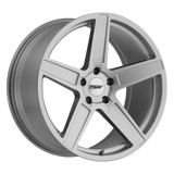TSW 17X8.0 et35 / 5X120 / cb76.1 TSW Cast Ascent 17" 5x120 Matte Titanium Silver 1780ASC355120S76