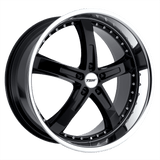 TSW 19x9.5 et45 / 5x120 / cb76.1 TSW Jarama 19" 5x120 Gloss Black w/ Mirror Cut Lip 1995JAR455120B76