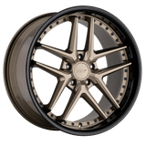 TSW 19X9.5 et40 / 5X120 / cb76.1 TSW Cast Premio 19" 5x120 Matte Bronze W/ Gloss Black Lip 1995REM405120Z76