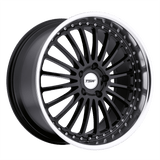 TSW 19X8.0 et40 / 5X114.3 / cb76.1 TSW Cast Silverstone 19" 5x114.3 Gloss Black W/ Mirror Cut Lip 1980SIL405114B76