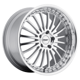 TSW 19X8.0 et35 / 5X100 / cb72.1 TSW Cast Silverstone 19" 5x100 Silver W/ Mirror Cut Face & Lip 1980SIL355100S72