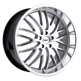 TSW 18X8.0 et35 / 5X100 / cb72.1 TSW Cast Snetterton 18" 5x100 Hyper Silver W/ Mirror Cut Lip 1880SNT355100S72