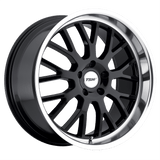 TSW 19X9.5 et20 / 5X120 / cb76.1 TSW Cast Tremblant 19" 5x120 Gloss Black W/ Mirror Cut Lip 1995TRM205120B76