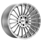 TSW 19X9.0 et20 / 5X114.3 / cb76.1 TSW Cast Turbina 19" 5x114.3 Titanium Silver W/ Mirror Cut Face 1990TUR205114S76