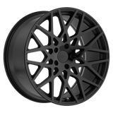 TSW 19X8.5 et15 / 5X120 / cb76.1 TSW Cast Vale 19" 5x120 Double Black - Matte Black W/ Gloss Black Face 1985VLE155120B76