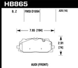 Hawk Hawk 18-19 Audi S5 HPS 5.0 Front Brake Pads HB865B.620