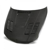 Seibon 08-11 BMW 1 Series (E81/E82) 2DR/HB GTR-Style Carbon Fiber Hood | HD0809BMWE822D-GTR