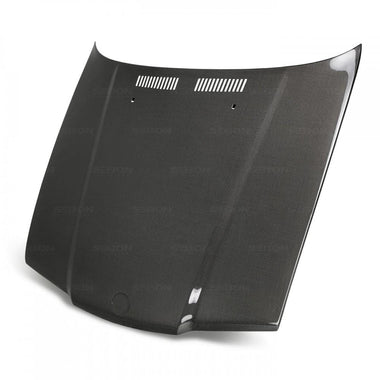 Seibon 92-98 BMW 3 Series 2dr (E36) (Exc 318) OEM Carbon Fiber Hood | HD9298BMWE362D-OE