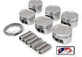 Piston Set by JE - 83.0mm Bore | 9.0:1 CR | Stock Stroke - 90.2mm - 12v VR6 | 186236