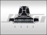 JH Motorsports Black JHM Billet Supercharger Plate (Replaces factory cover) - Audi / B8 / C6 / C7 / D4 / 4L / S4 / S5 / Q5 / SQ5 / A6 / A7 / A8 / Q7 JHM-06E103927K-BKM