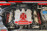 JH Motorsports JHM Billet Supercharger Plate (Replaces factory cover) - Audi / B8 / C6 / C7 / D4 / 4L / S4 / S5 / Q5 / SQ5 / A6 / A7 / A8 / Q7