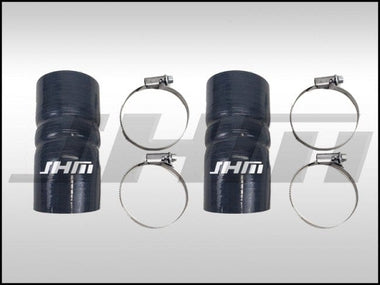 JHM - Turbo Outlet to Throttle Body Inlet hoses, PAIR (JHM Silicone), kit w clamps for C7 S6 - S7 - RS7 and D4 A8 - S8 4.0T | JHM-079145834D
