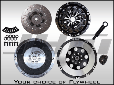 JHM - Lightweight Flywheel (Chrome - Moly Forged) and Clutch Combo w B7 RS4 Pressure Plate for B5 - S4 or C5 - A6 - allroad 2.7T | JHM-27TLWFWCC-forged
