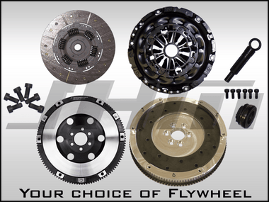 JHM - Lightweight Flywheel (Chrome - Moly Forged) and Clutch Combo w B7 RS4 Pressure Plate for B7 - A4 2.0T | JHM-B720TLWCFW-forged