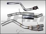 JHM - Exhaust - JHM  - FULL -  3" Performance Catback for Audi B8 A4 - A5 2.0T (Single Exit) | JHM-B820TFCBSE