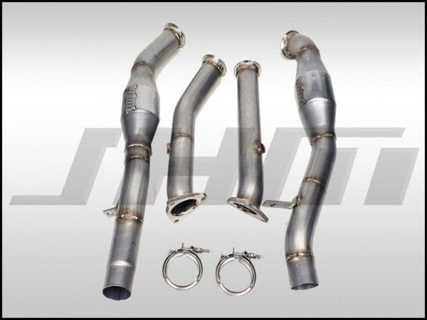 JHM - Exhaust - High - Flow Cat Downpipes w/ Integrated Baffle System - (JHM) for Q7 3.0T | JHM-Q730TDPHFCIBS