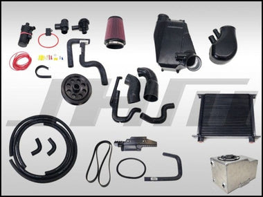 JHM - Supercharger Kit for B7 - RS4, Stage 1+ Upgrade with smaller pulley and complete air to water intercooler | JHM-B7RS4SCS1+