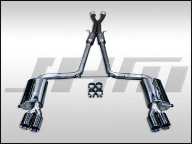 JHM - Exhaust - Cat - Back - JHM C6 - S6 5.2L V10 FSI Stainless Steel 2.75 Inch w X - Pipe | JHM-C6S6V10CB