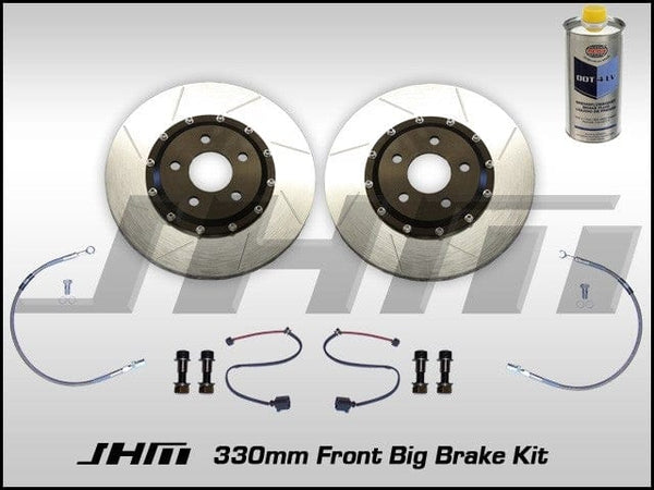 JHM - Front BBK (Big Brake Kit) JHM 330mm Cayenne (Brembo 6 - piston) C5 - A6 - S6 4.2L - NO Calipers | JHM-BBK-1027x330x32-NOcalipers