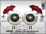 JHM - Front BBK (Big Brake Kit) JHM 350mm Cayenne (Brembo 6 - piston) C5 - A6 - S6 4.2L w RED Calipers | JHM-BBK-1025x350x32-RED