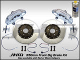 JHM - Front BBK (Big Brake Kit) JHM 350mm Cayenne (Brembo 6 - piston) B5 - B6 - B7 - C5 - w SILVER Calipers | JHM-BBK-1021x350x32-SILVER