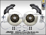 JHM - Front BBK (Big Brake Kit) JHM 350mm Cayenne (Brembo 6 - piston) C5 - A6 - S6 4.2L w BLACK Calipers | JHM-BBK-1025x350x32-BLACK