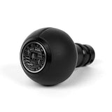 BFI GS2 Heavy Weight Shift Knob - Black Nappa Leather - Black Anodized (Audi R8 - M8x1.25) | GS2SHA