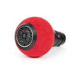 BFI GS2 Heavy Weight Shift Knob - Red Anodized Alcantara - Black Anodized (Porsche 964-997 Fitment) | GS2PSRU