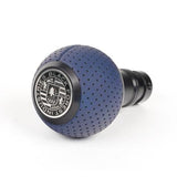 BFI BFI GS2 Heavy Weight Shift Knob - Porsche Maritime Blue Leather - Black Anodized (981 / 991 Porsche Fitment) GS2SMTP91