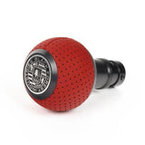 BFI BFI GS2 Heavy Weight Shift Knob - Rosso Centaurus Leather - Black Anodized (981 / 991 Porsche Fitment) GS2P91SRC