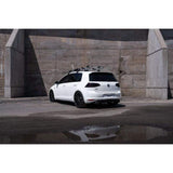 MBRP MBRP PRO Series VW Mk7 GTI 3" Cat Back Dual Exhaust System with CF Tips S46063CF