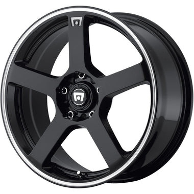 Motegi Racing 18x8 et45 / 5x108/5x114.3 / 72.6 Motegi MR116 18" Gloss Black Machined MR11688001345