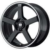 Motegi Racing 18x8 et45 / 5x108/5x114.3 / 72.6 Motegi MR116 18" Gloss Black Machined MR11688001345
