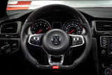 APR APR Carbon Fiber Steering Wheel w/ Perforated Leather - VW / Mk7 Golf R / GTi / GLi