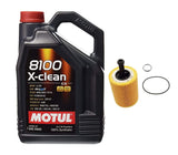 Oil Service Kit - MOTUL 8100 X-clean (5w-30) - VW/Audi  2.0L TDi / Mk5 / Mk6