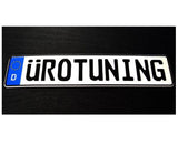 UroTuning Swag UroTuning European License Plate