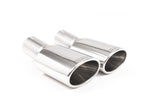Milltek Non Resonated with Quad Polished Oval Trims Milltek 2.5" Cat-back Exhaust - Audi / B9 / 3.0T / V6 / S5 SSXAU714