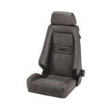 Recaro Medium Grey Leather / Grey Artista / No Arm Rests Recaro Specialist M Seat LXW.00.000.LR55