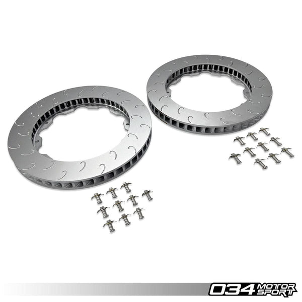 034 Motorsport Replacement Front Rotor Ring Set, 390MM Stage 2 Brake ...