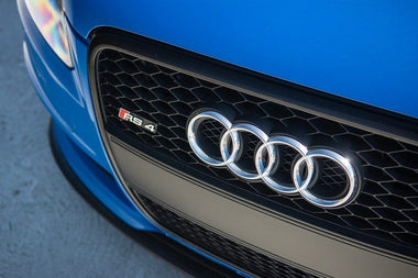Maxton Design Gloss Black Front Splitter - Audi RS4 B7