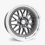 ESR Wheels 18x8.5 / 5x100 et30 / cb ESR Wheels SR1 18" 5x100 Gloss Graphite w/ Machined Lip 88550030-SR01GM-ML